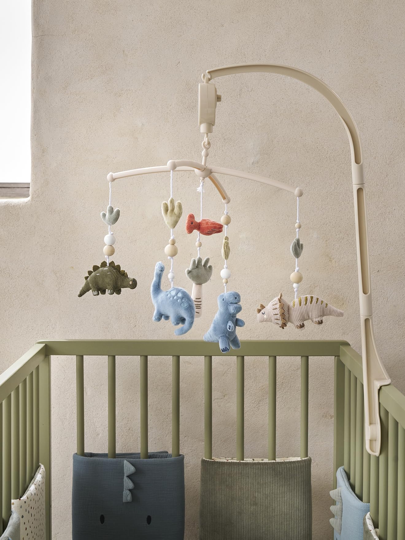 VERTBAUDET Mobile Musical Dinosaure Bébé Plastique beige TU