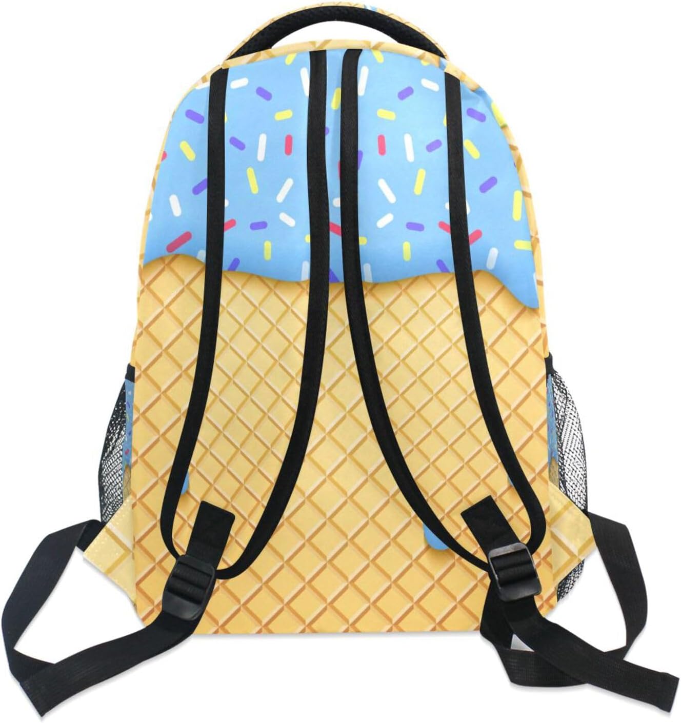 Ice Cream Surface School Backpack Bookbags, Athletic Student Laptop Book Bag,Backpack with Side Pockets for Travel, Hiking, Camping - Image 5