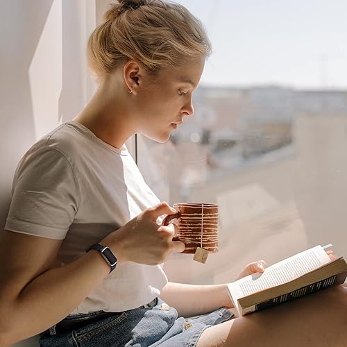 Miniatura 8 de Zedoli Compatible con Fitbit Luxe Bands para mujeres y hombres, correa de repuesto de metal de malla milanesa de acero inoxidable para Fitbit