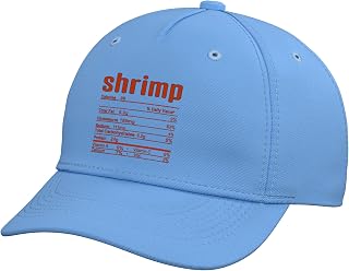 Thanksgiving Christmas Shrimp Nutrition Fact Adjustable Baseball Hat