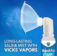 Vista 4 de Vicks VapoMist Saline, Gentle Saline Mist with Soothing Vicks Vapors, Non- Medicated, 1.7 oz
