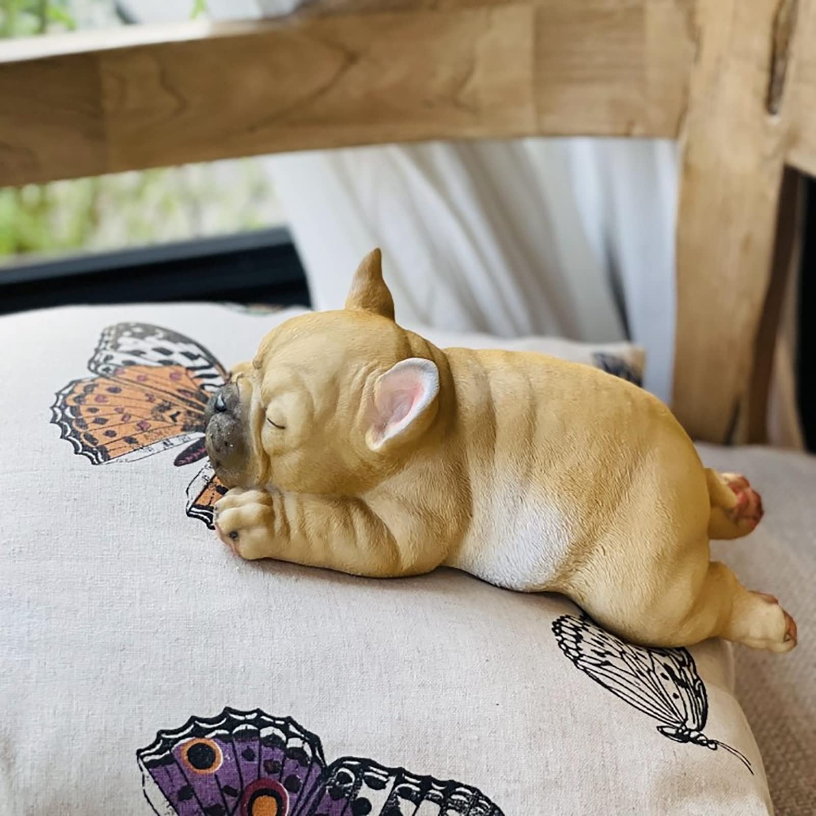 Bulldog Francese Scultura Bulldog In Resina Statua Da