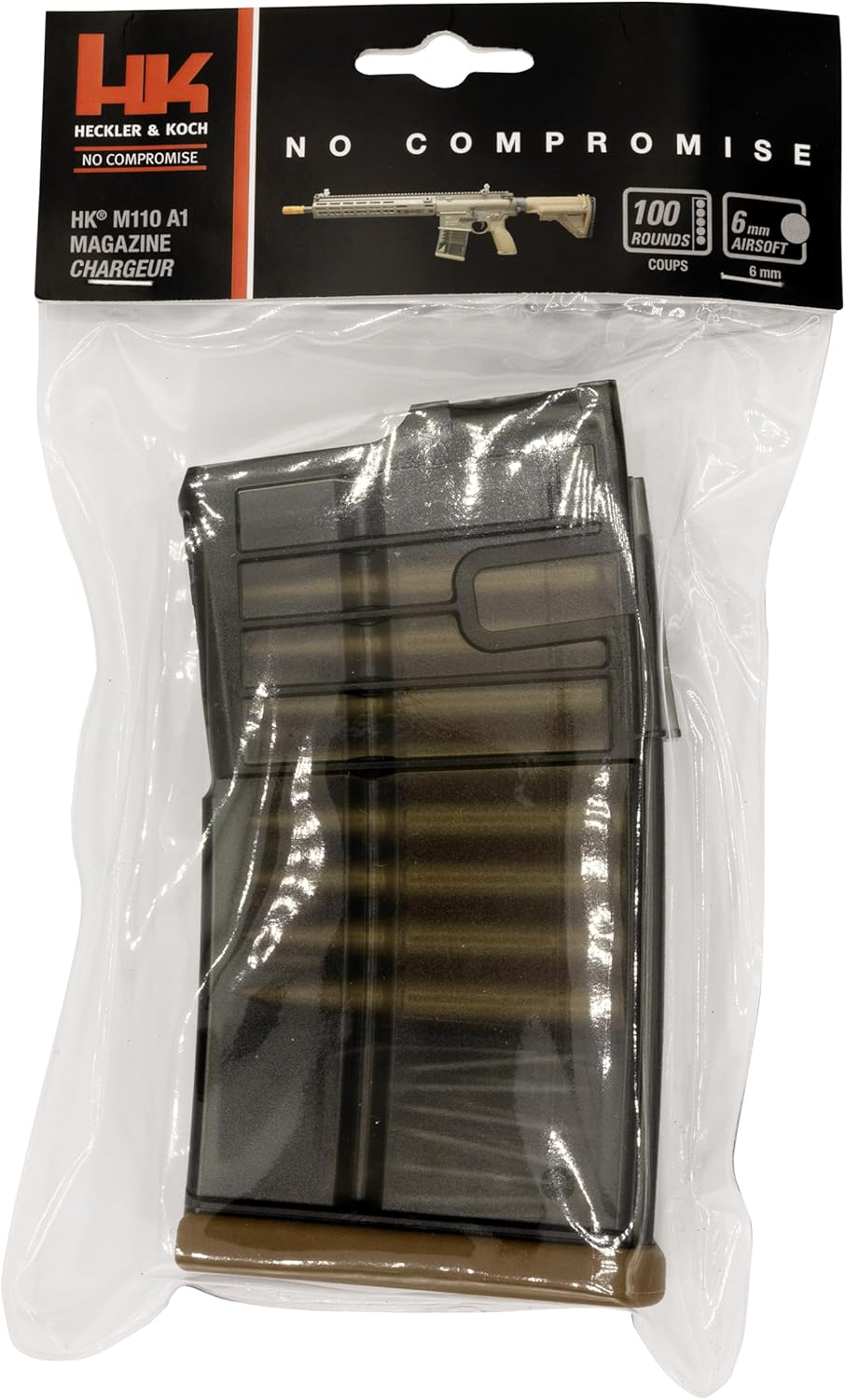 HK Heckler & Koch M110 A1 AEG Airsoft Magazine, 4000-Round Capacity