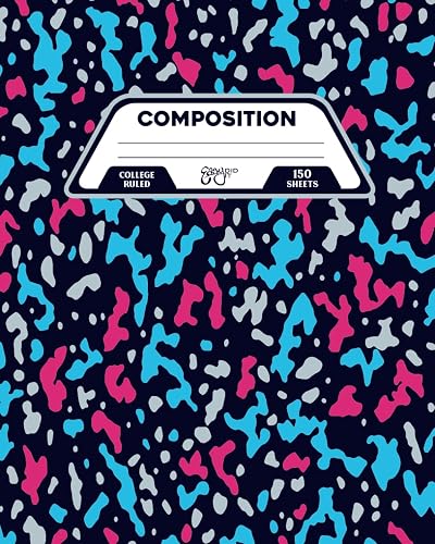 Composition Notebook / Cool Unique Marble Design composition book/ College