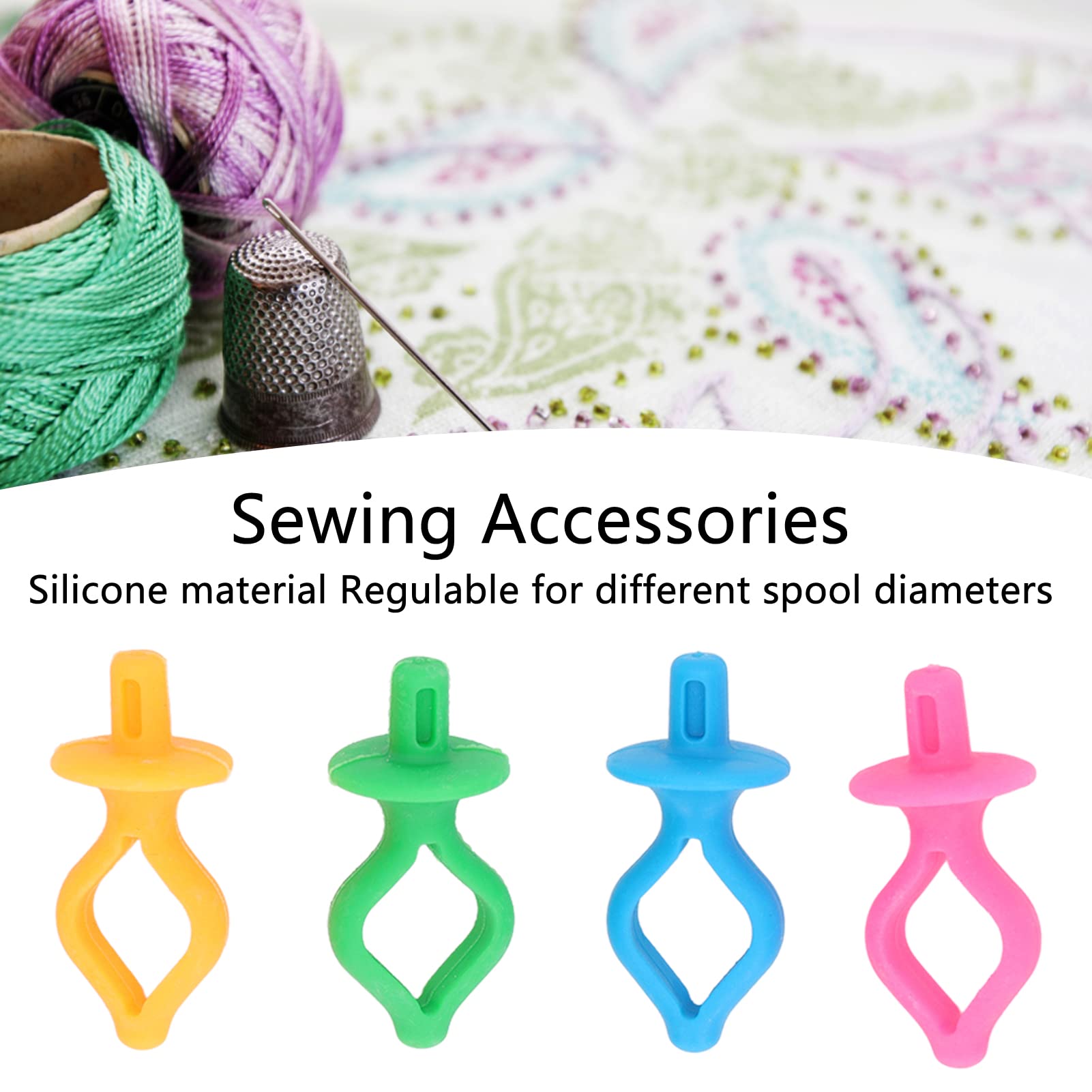 100 Clip Per Bobina Di Filo - Plastica, Colorate, Per Organizzare Il Cucito E Evitare Grovigli - Foto 9