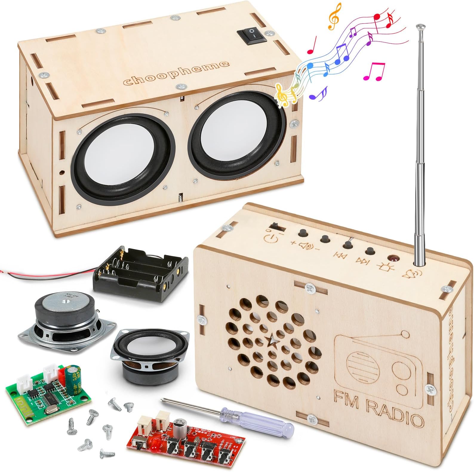 - Stem Projects Toys for Boys age 8-12 12-14 Science Kit Building Own Bluetooth Speaker & FM Radio DIY Electronics Kit Science Experiments Kid 9-12 Boy Toys Birthday Gift 8 9 10 11 13 Year Old Teen Girl