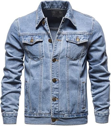 JJSPP Denim Jacket Men Autumn Casual 