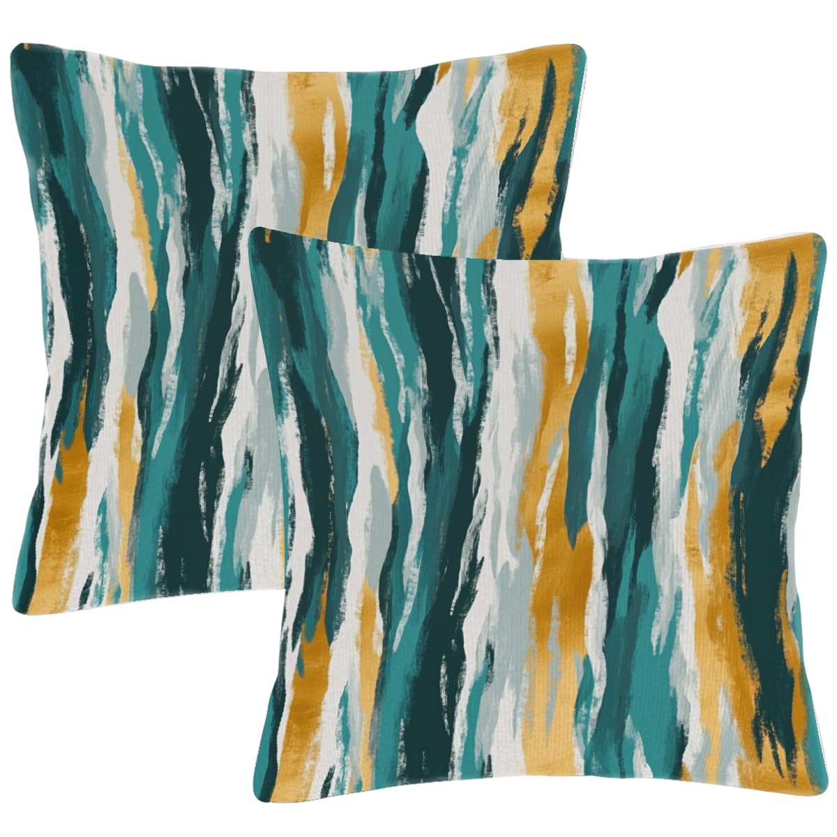 Housses de coussin carrées motif marbre 55x55 cm pour embellir le salon et la chambre