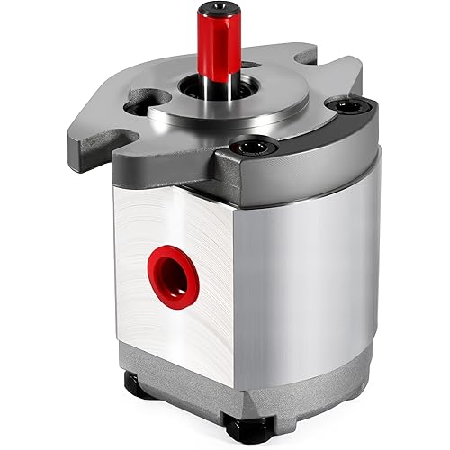 Hydraulic Gear Pump, High Pressure Hydraulic Pump, Mini Flat Key Shaft SAE Gear Oil Pump, High Strength SP Series Gear Pump, 21MPa, 6ml/r, Max. 3200rpm