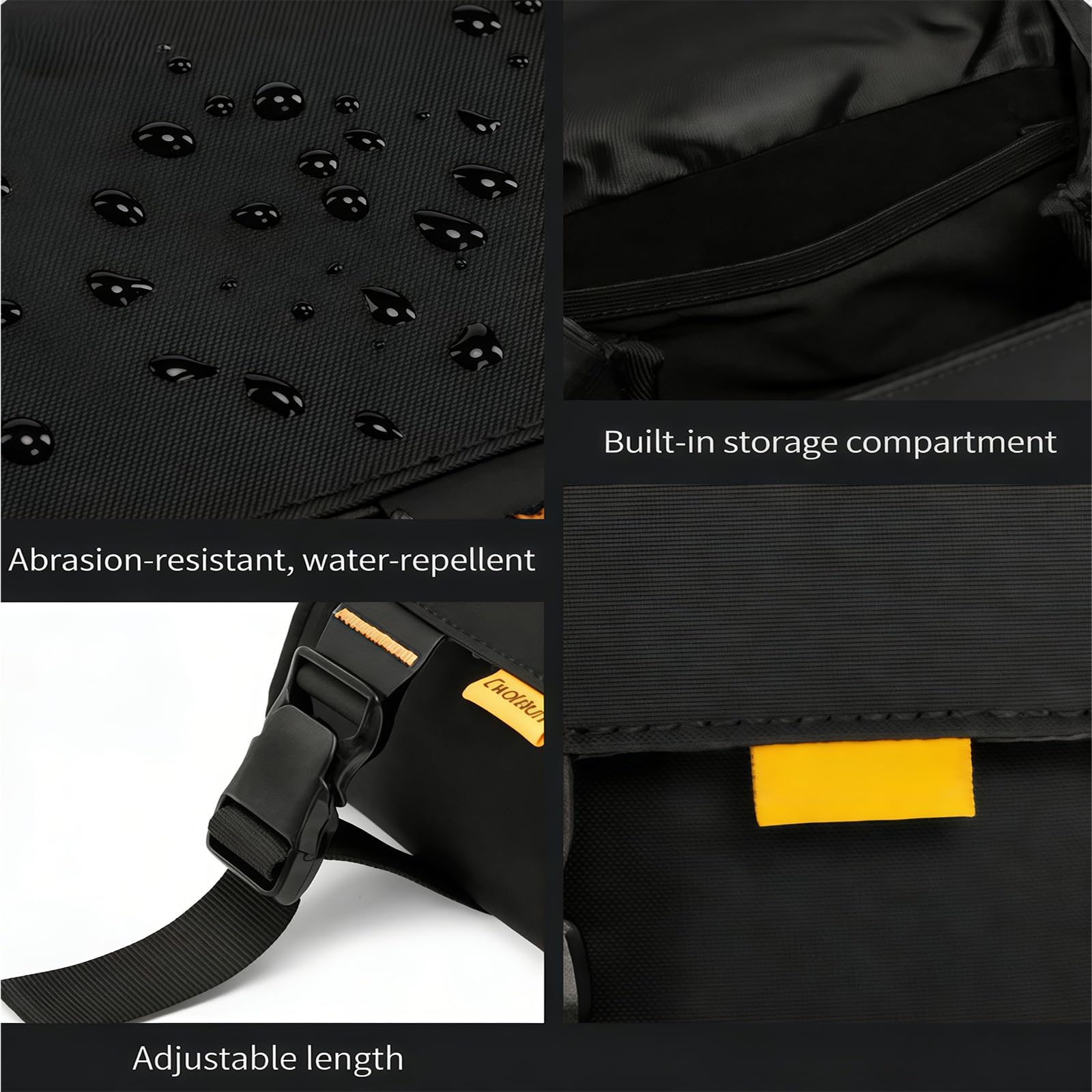 Borsa a tracolla ergonomica per fotocamera, resistente all'acqua, borsa a tracolla per un facile trasporto attrezzatura protettiva