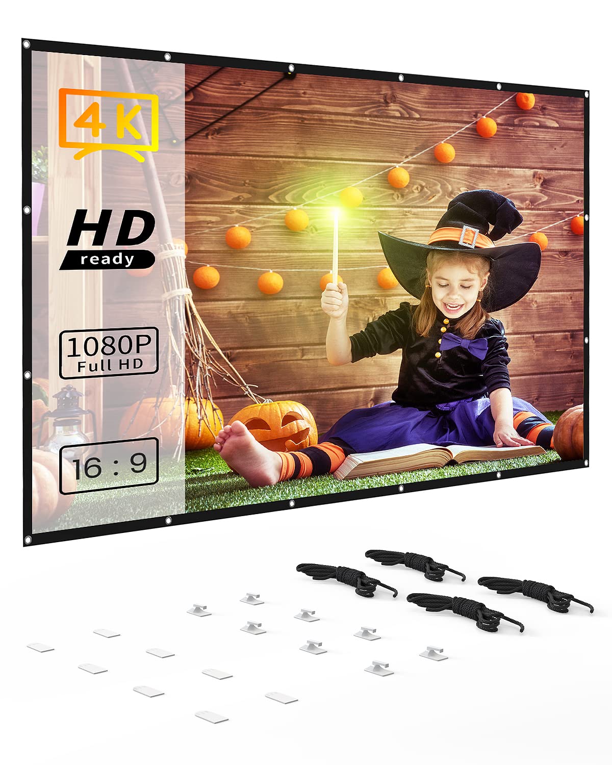 Amazon.co.jp: ETOE 100インチスクリーンプロジェクター : 家電＆カメラ