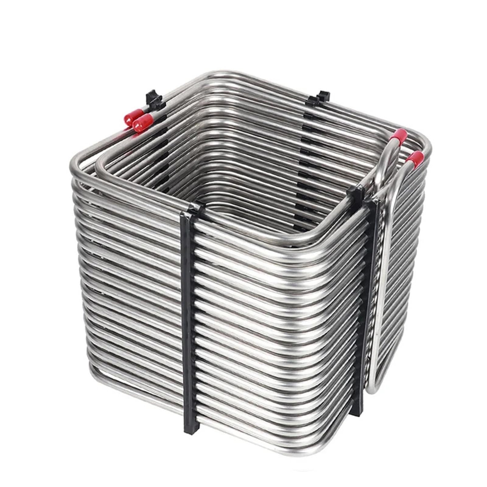 Enfriador de Mosto Tubo de serpentín de enfriamiento for Caja Jockey, Enfriador de serpentín Cuadrado de Dos Capas, dispensador de Bebidas frías
