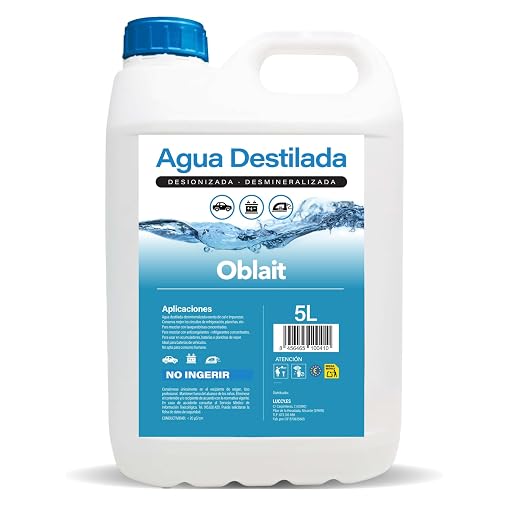 Oblait Agua Destilada 5 litros