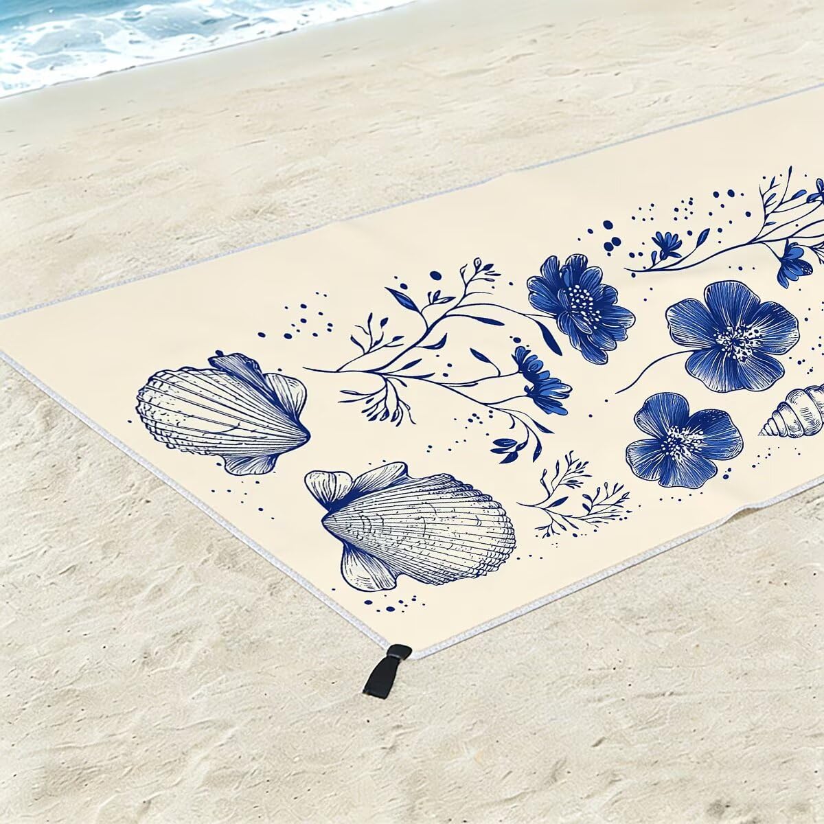 Ręcznik plażowy z mikrofibry, duży ręcznik plażowy 90 x 200 cm 2 sztuki, damski ręcznik gimnastyczny szybkoschnący, odporny na piasek ręcznik z mikrofibry, lekkie ręczniki gimnastyczne dla kobiet