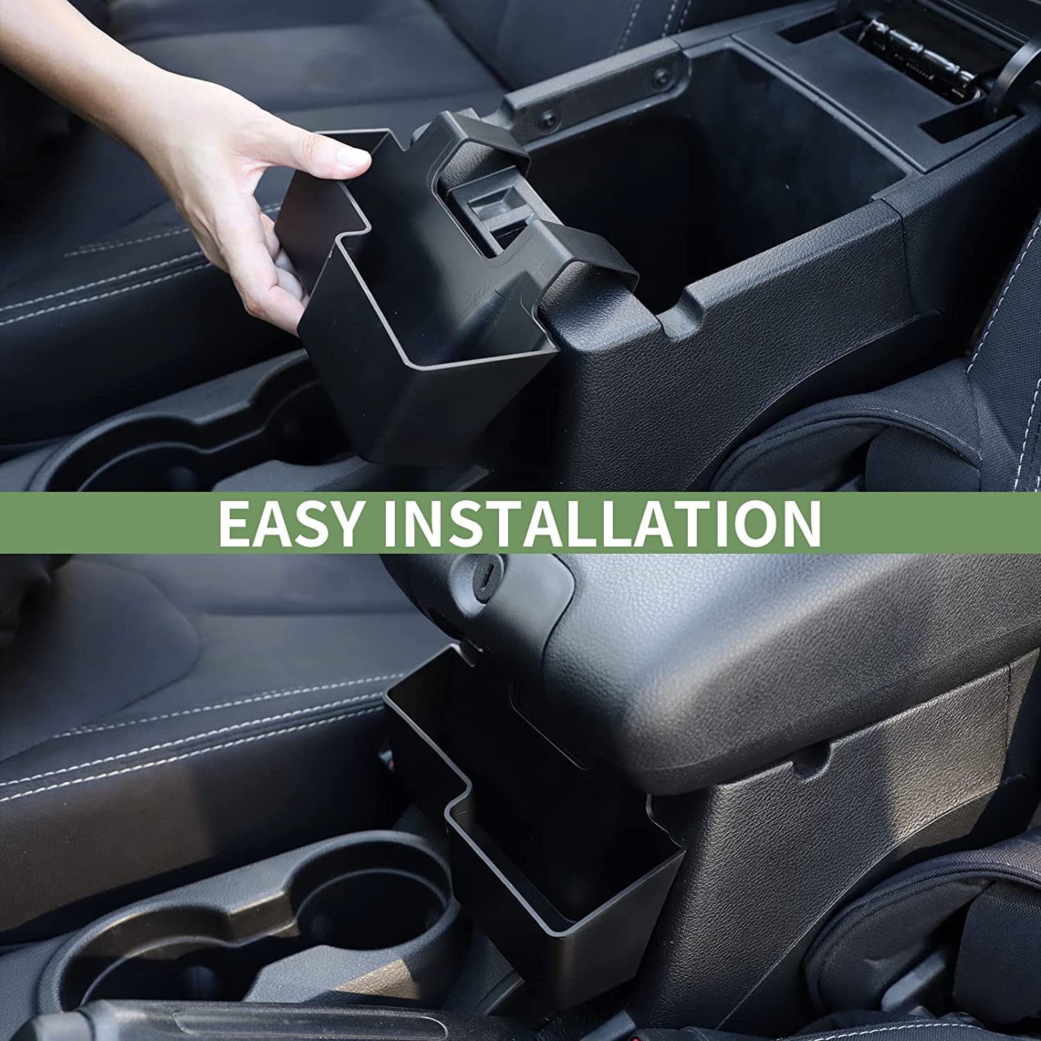 Center Console Hanging Organizer per 2011-2017 Jeep Wrangler JK JKU Accessori di Stoccaggio Interni Bracciolo Vassoio Laterale