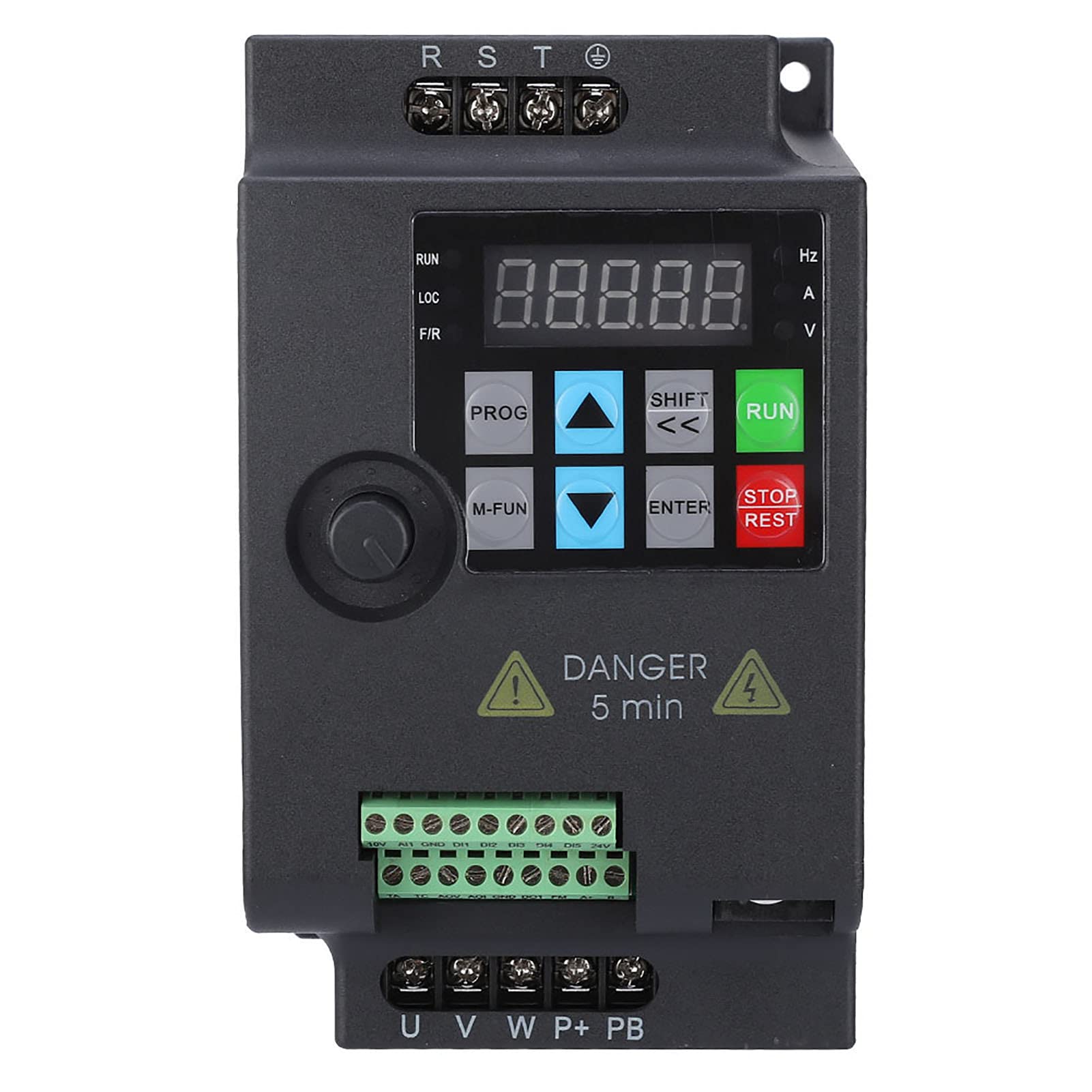 VFD Inverter Frequenzumrichter 380V 1.5KW, SKI780 Mini VFD 3 Phasen Frequenzumrichter für Spindelmotor Drehzahlregelung (380VAC, 1.5KW)