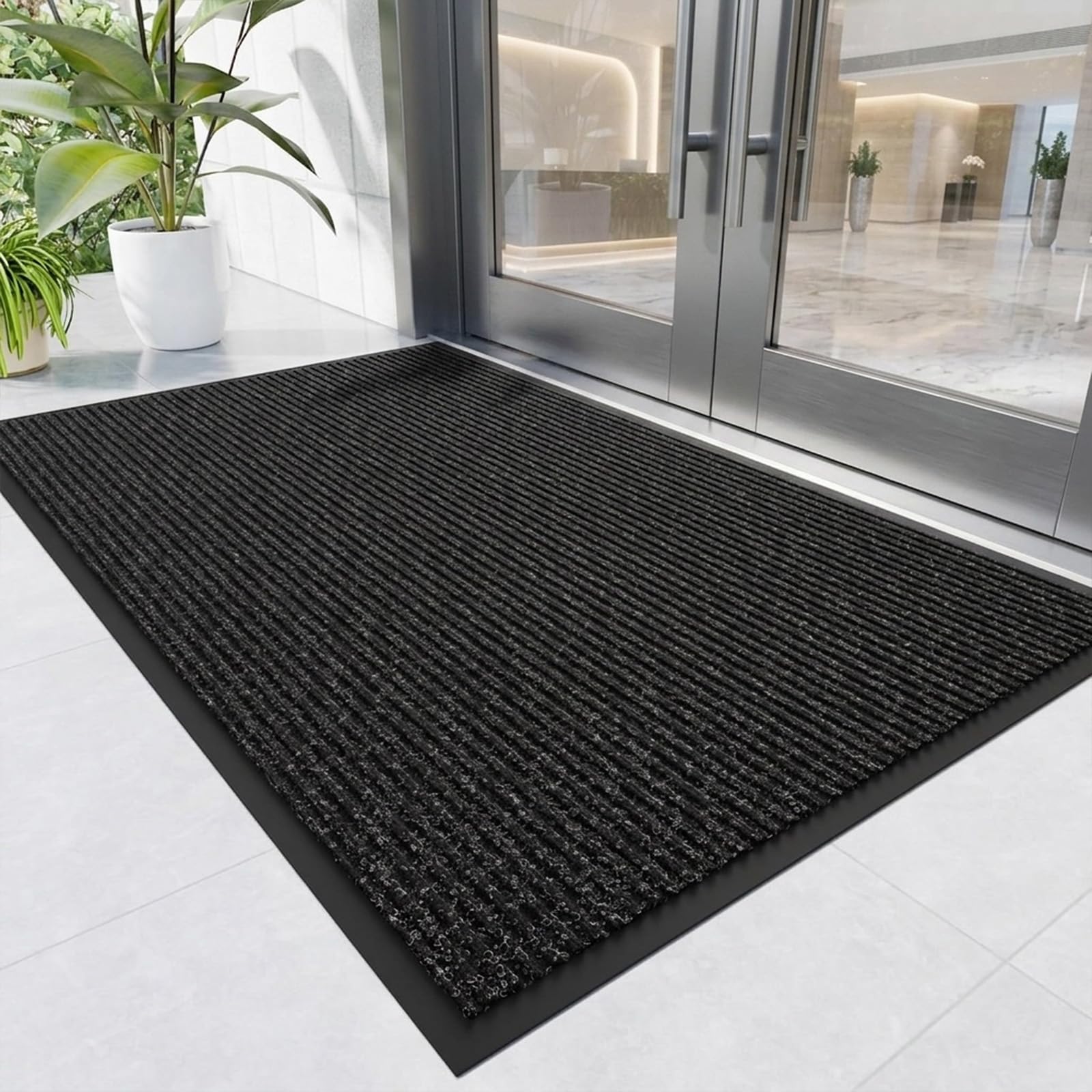 Outdoor Front Door Mat 4x2' Commercial Step Rug Rubber Non-Slip Waterproof — Amazon image 8