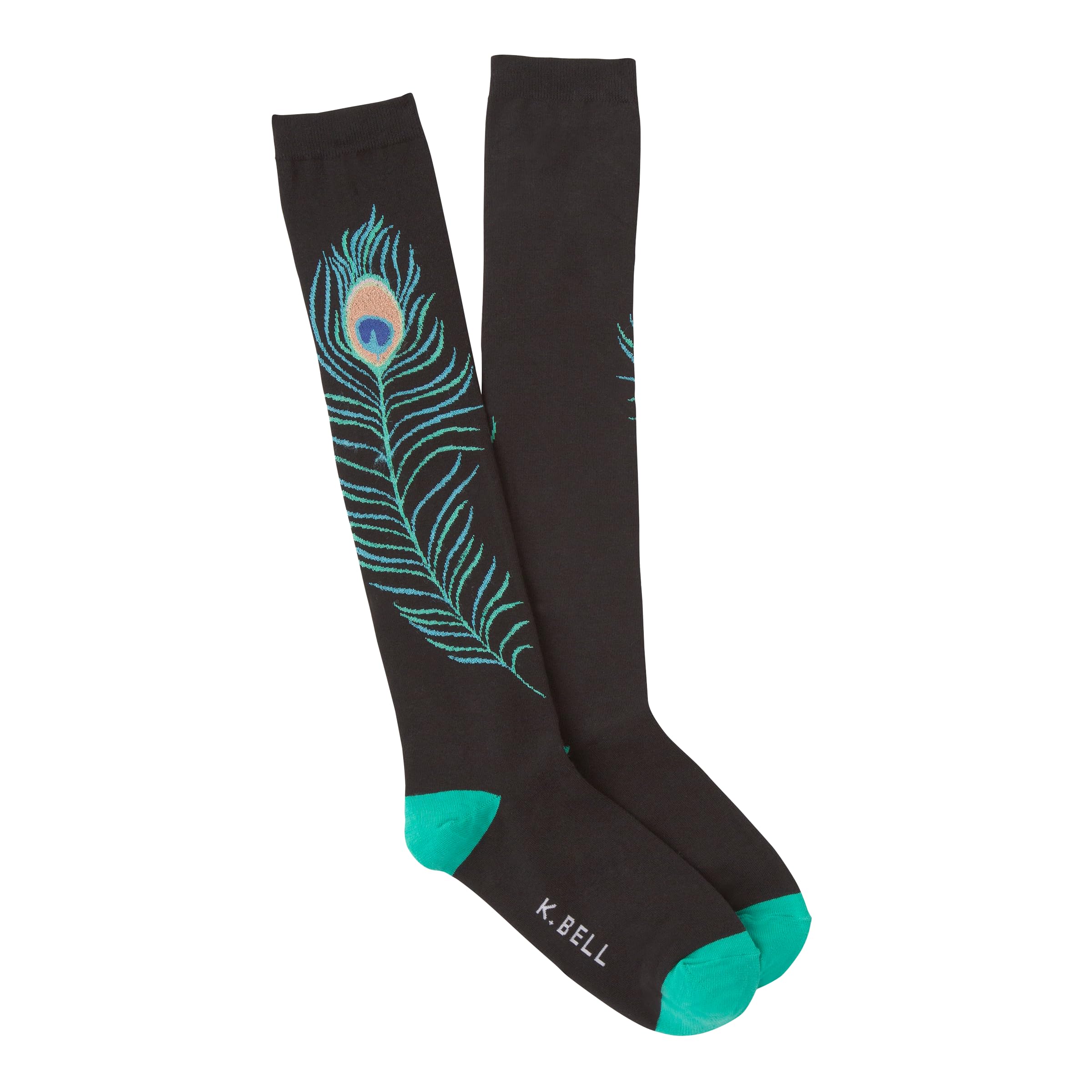 K BELL Women's Fun Conversation Starter Knee High Socks - 1 Pairs - Cool &amp; Cute Pop Culture Gifts