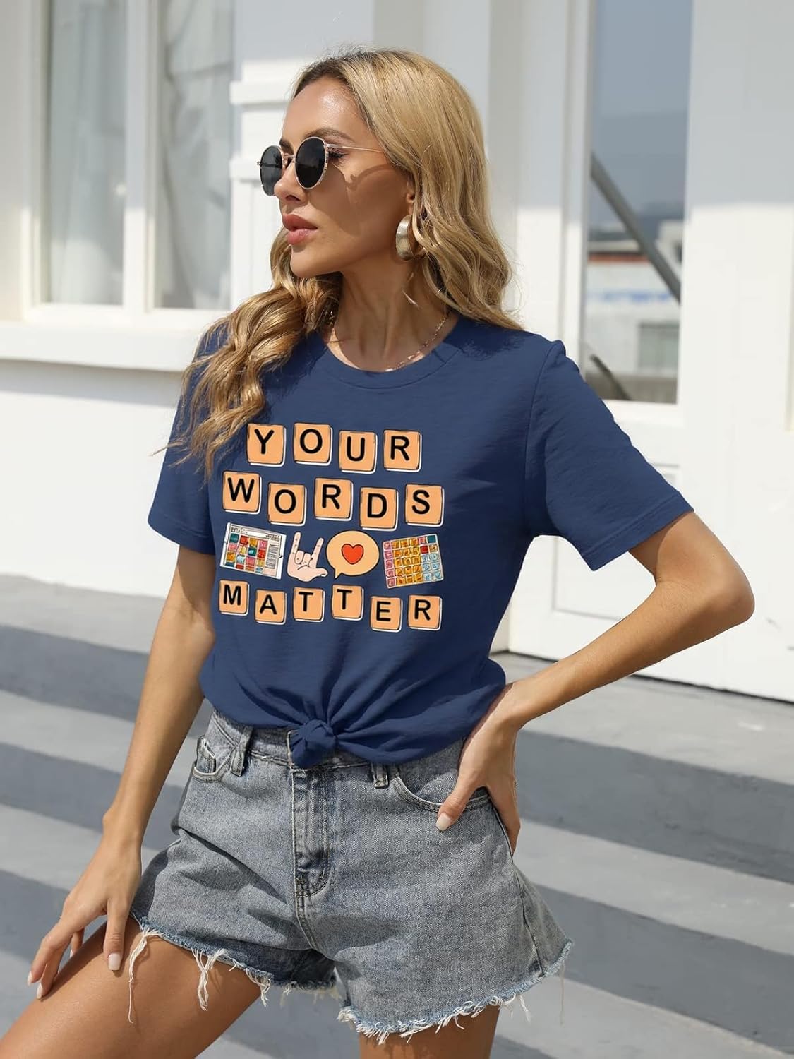 Teacher Shirts for Women: Speech Therapy Shirt Special Education Tshirt Mental Health Sped Teacher Tee SLP Tops - Image 5