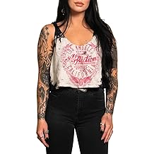 Affliction Womens T-Shirt Tank Vintage Motors Oversized Shirt