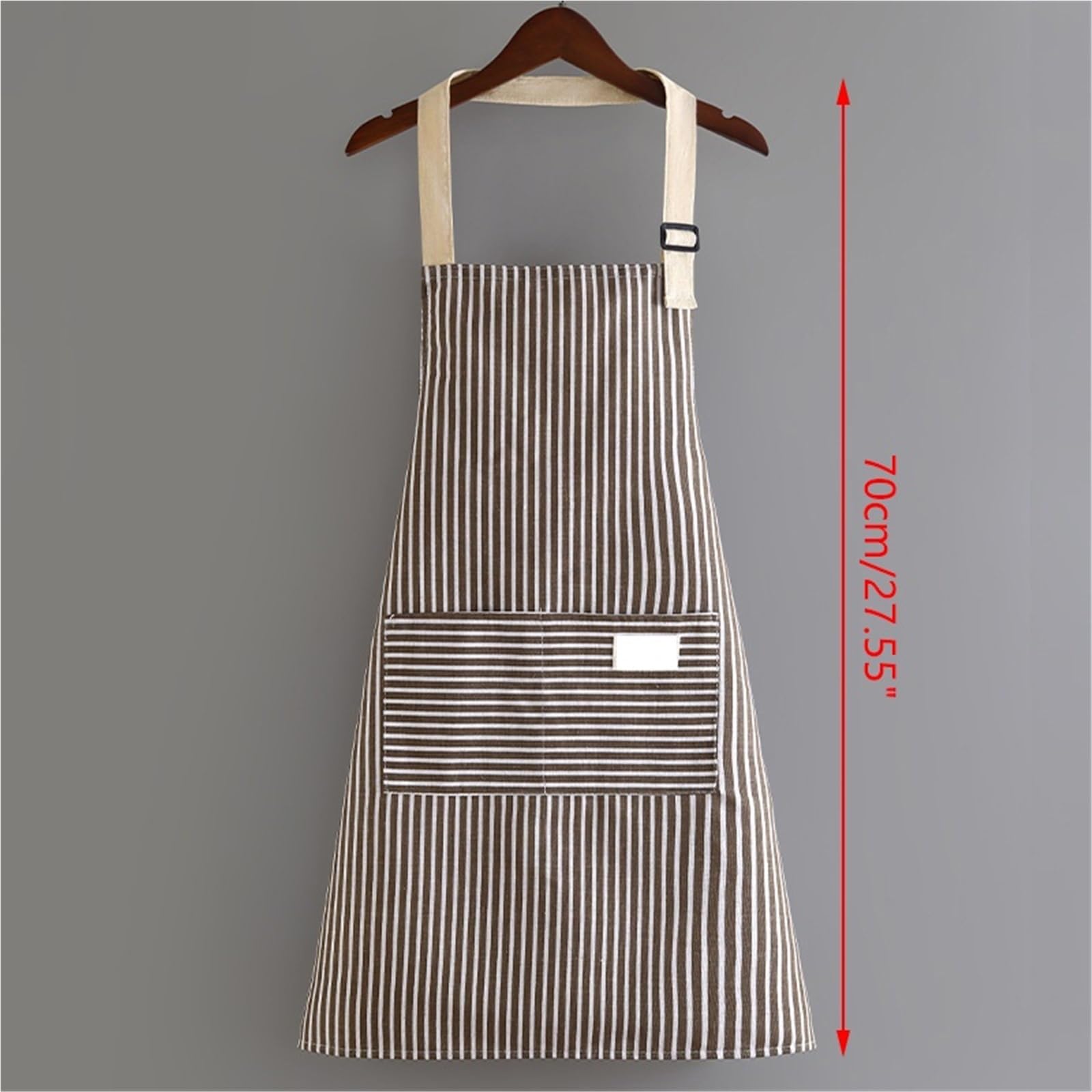 Delantal De Cocina Delantal de Catering de 3 uds, delantal sin mangas transpirable con cuello colgante, delantal de cocina for el hogar de lino y algodón for restaurante Para Barbacoa，Cocinar，Hornear(