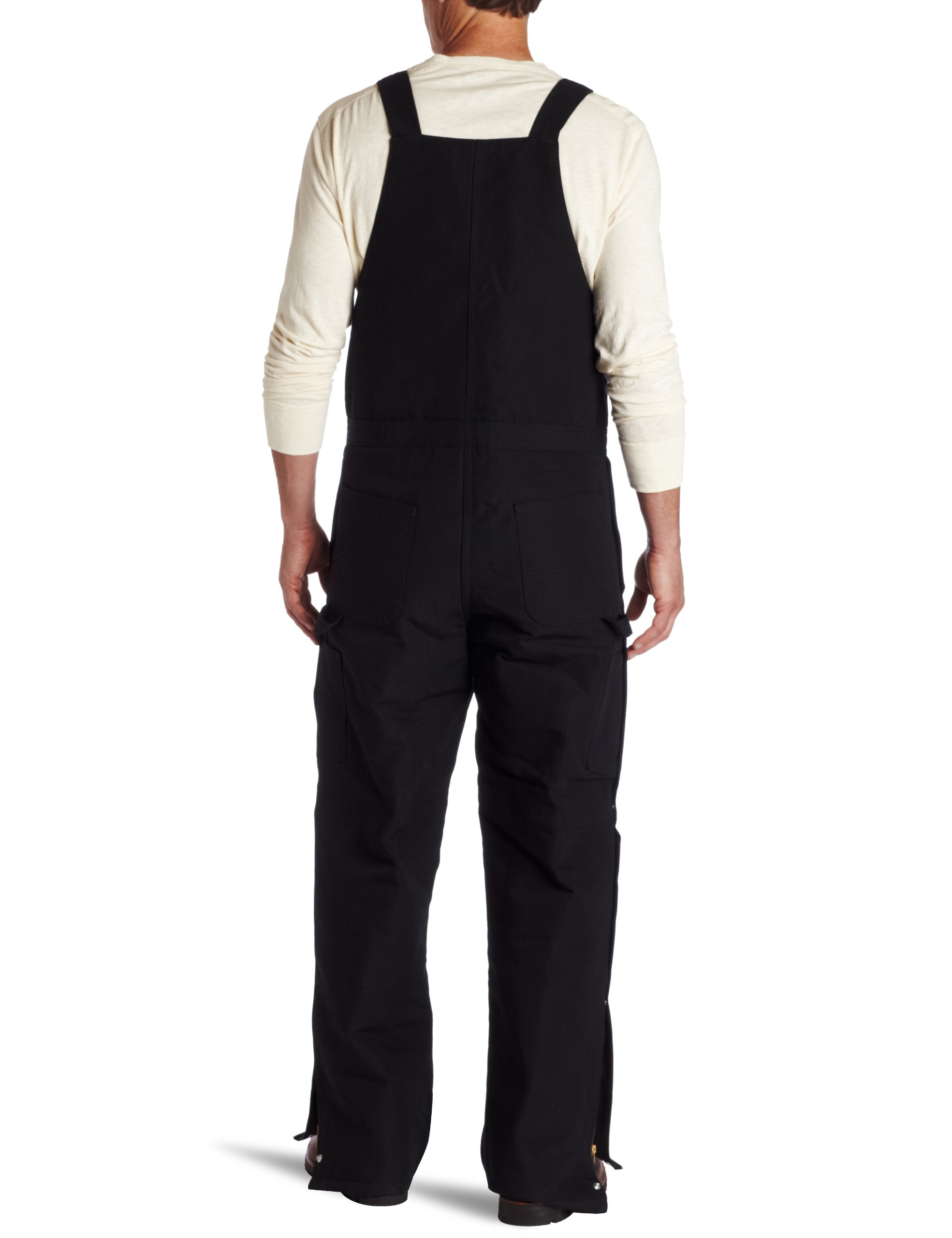 Carhartt Mens Quilt Lined Zip To Waist Bib Overalls R38