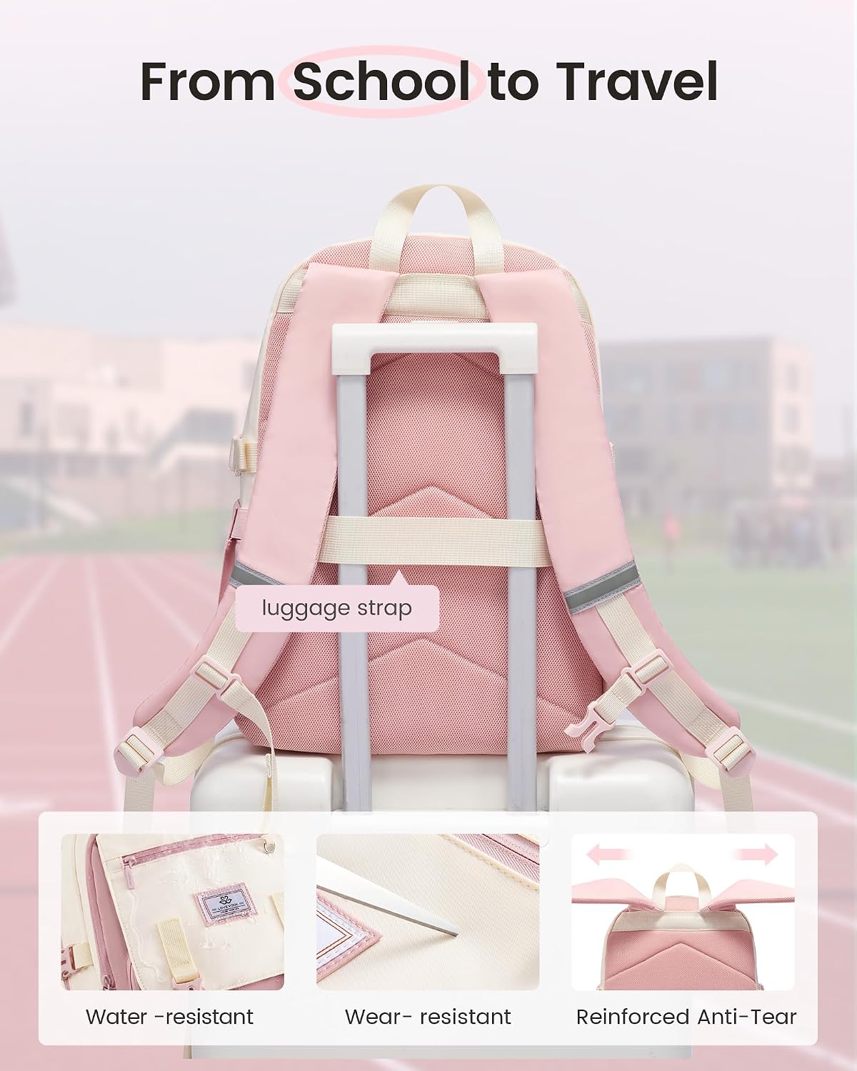 Lovevook School Backpack Teen Girls Student