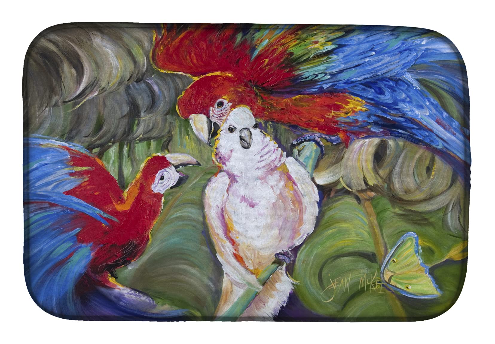 Tapis d'Égouttage Parrots Caroline's Treasures JMK1018DDM