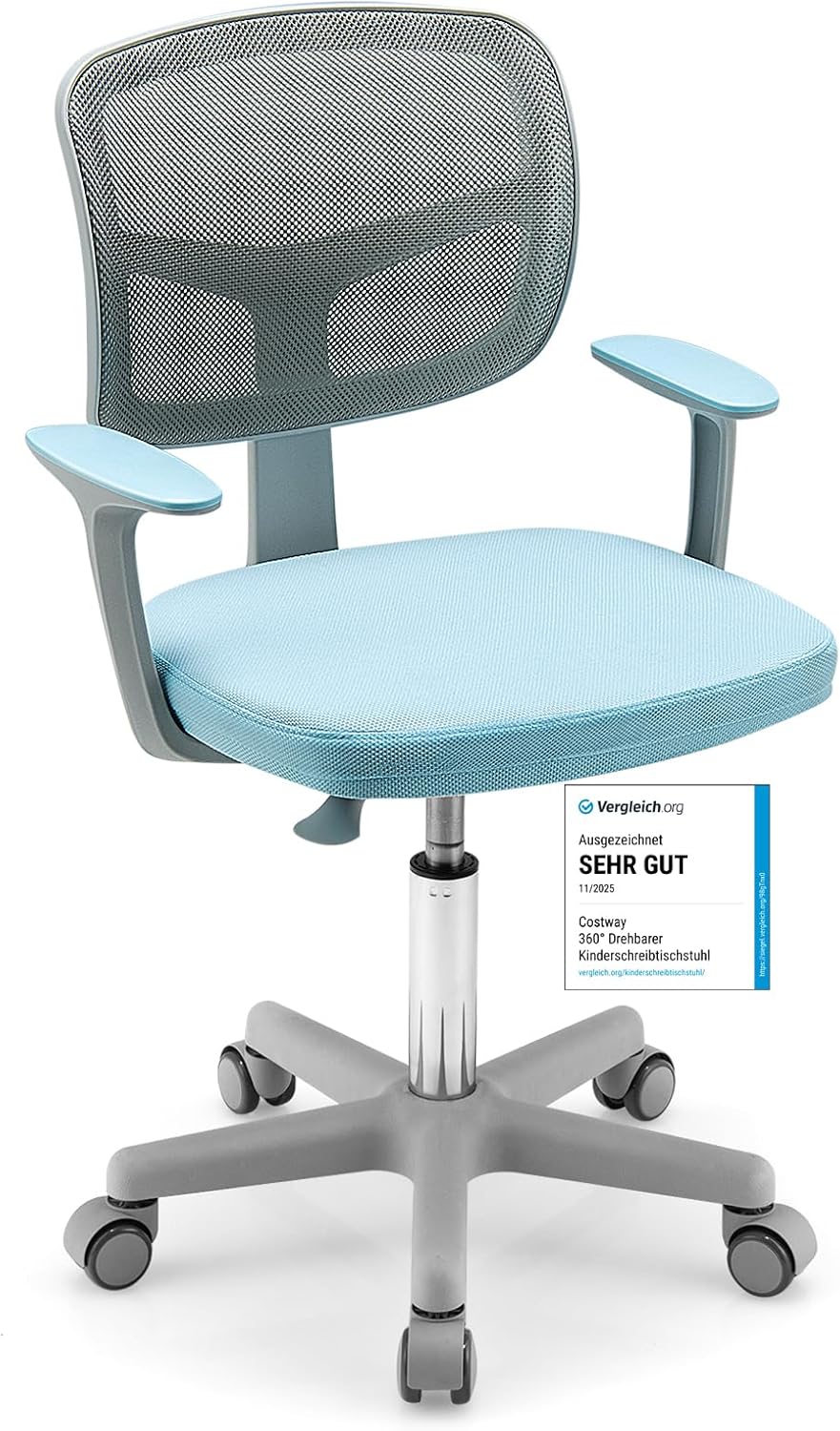 Chaise Bureau Ergonomique Enfant COSTWAY