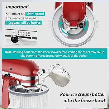 Amazon | KitchenAidスタンドミキサー用アイスクリームメーカー