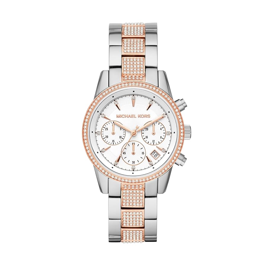 Amazon.com: Michael Kors Bryant Chronograph Two-Tone