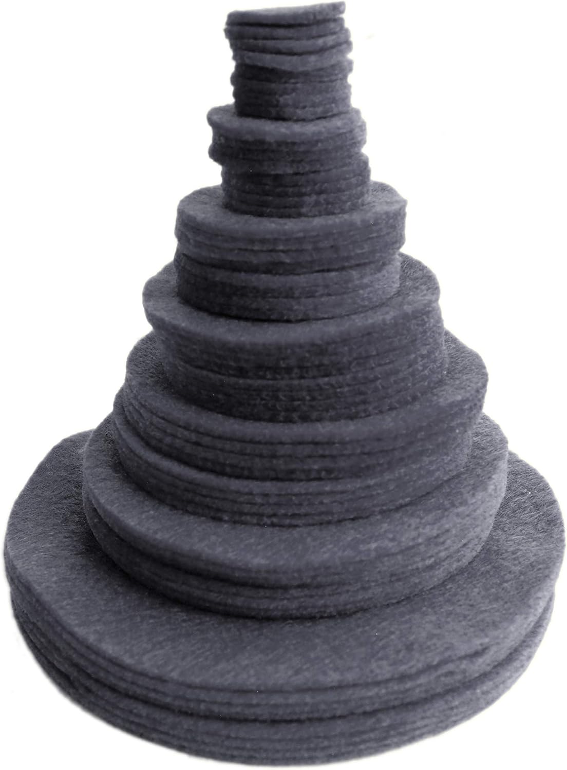 Playfully Ever After Slate Gray Craft Felt Circles (3 Inch - 30pc)