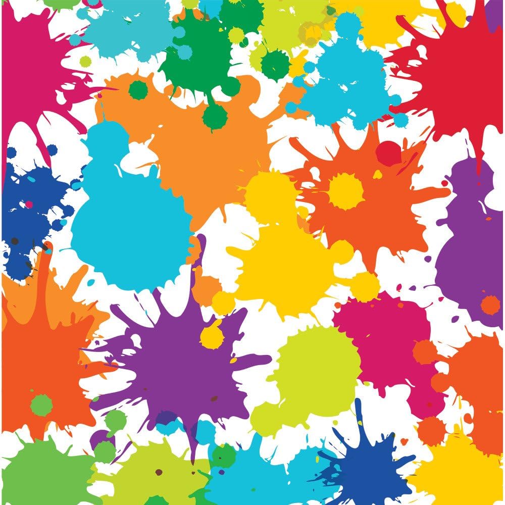 Club Pack of 192 Art Party Paper Party Disposable 2-Ply Lunch Napkins 6.5"