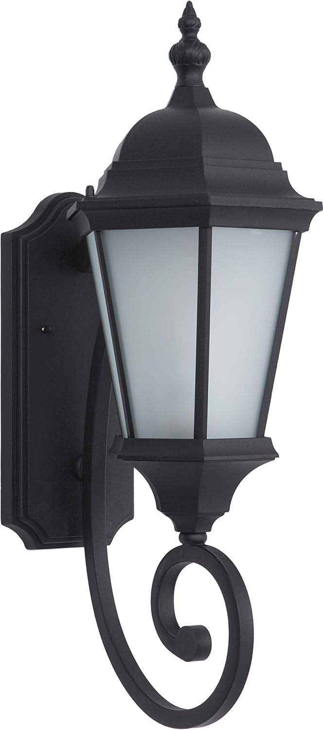 Yosemite Home Decor FL5124BL Brielle Collection Nine-Inch Fluorescent Exterior, 12, Black, 64 Piece, 12-inch