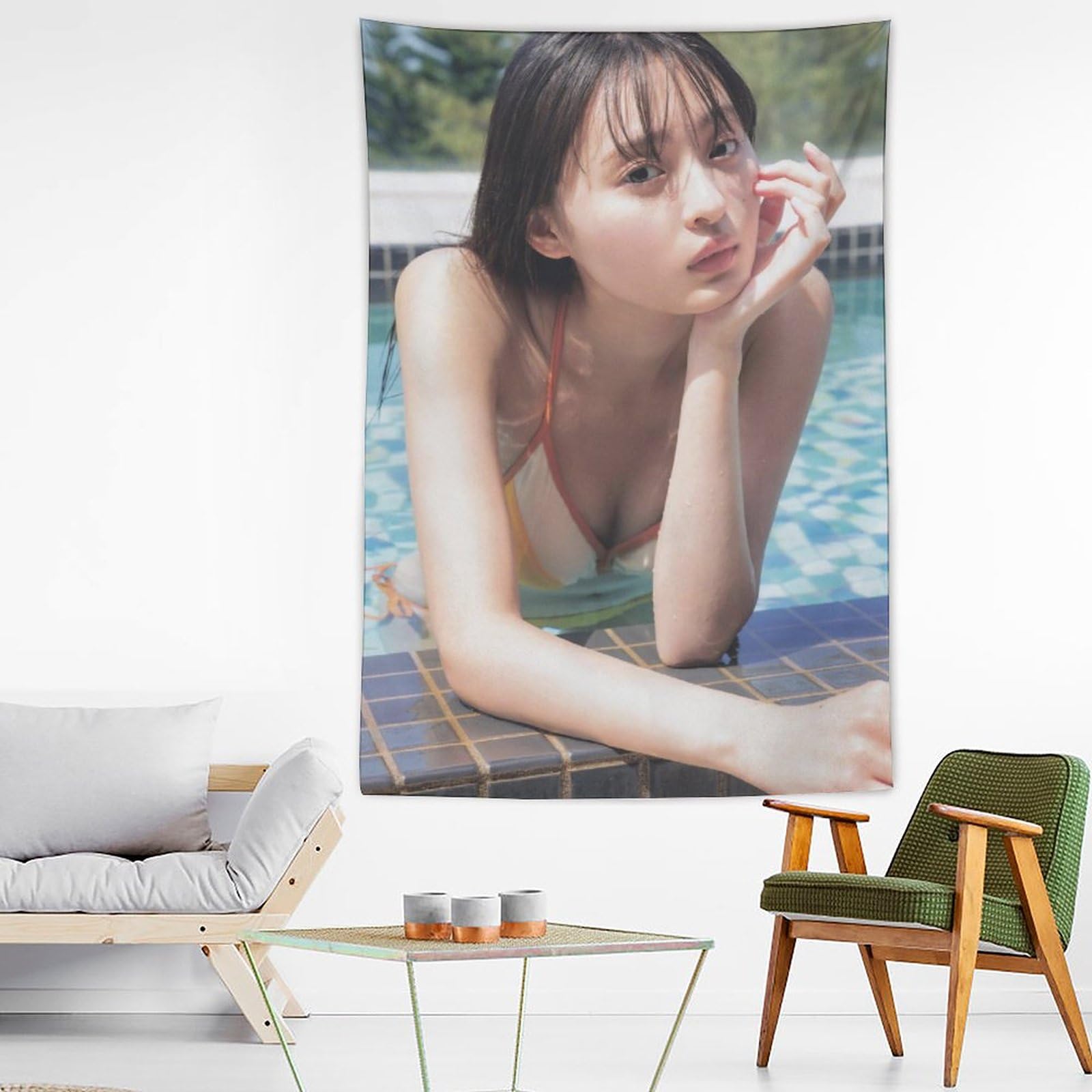 Amazon.co.jp: 遠藤さくら(乃木坂46)最新グラビア水着画像タペストリー