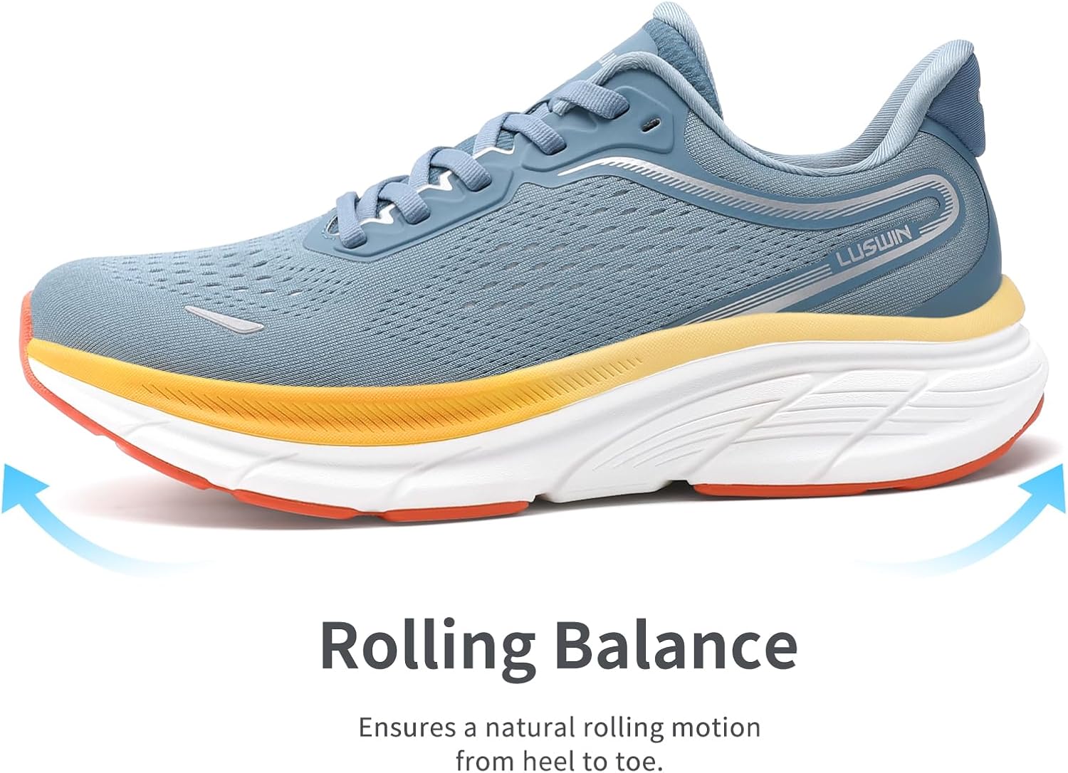 Men's Walking Shoes Lightweight Breathable Cushioning Running Shoes Athletic Tennis Workout Gym Non Slip Comfortable Fashion Sneakers - Image 5
