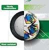 Balón de fútbol tamaño 5 ZWAW, cuero PU impermeable, balón oficial de partido, con bomba y agujas 3