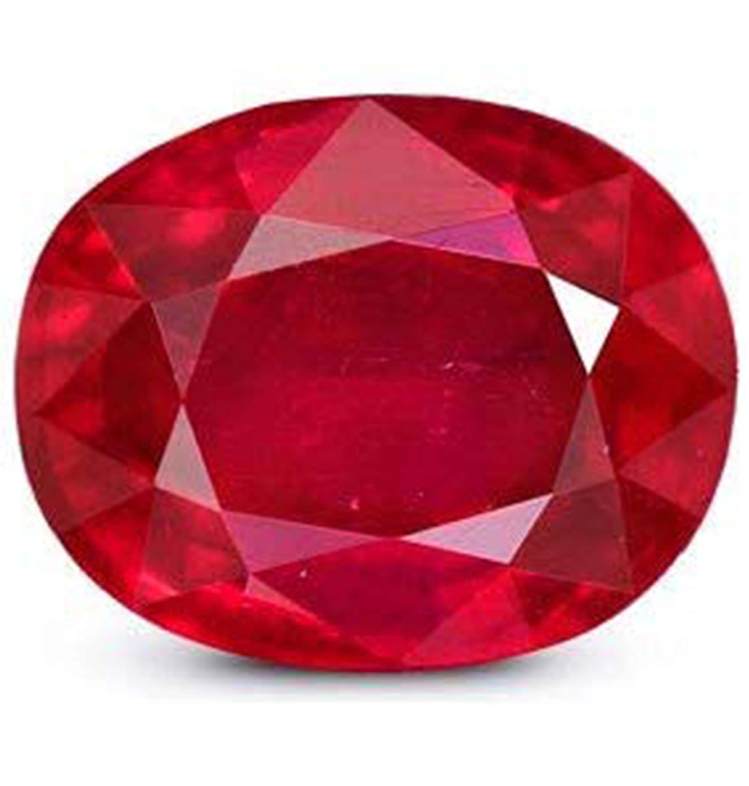 Burma Ruby Stone Original Certified with Lab Certified Card & Guarantee Card {manik Stone Certified/manik Gemstone Original Certified/manikya Gemstone untreated}