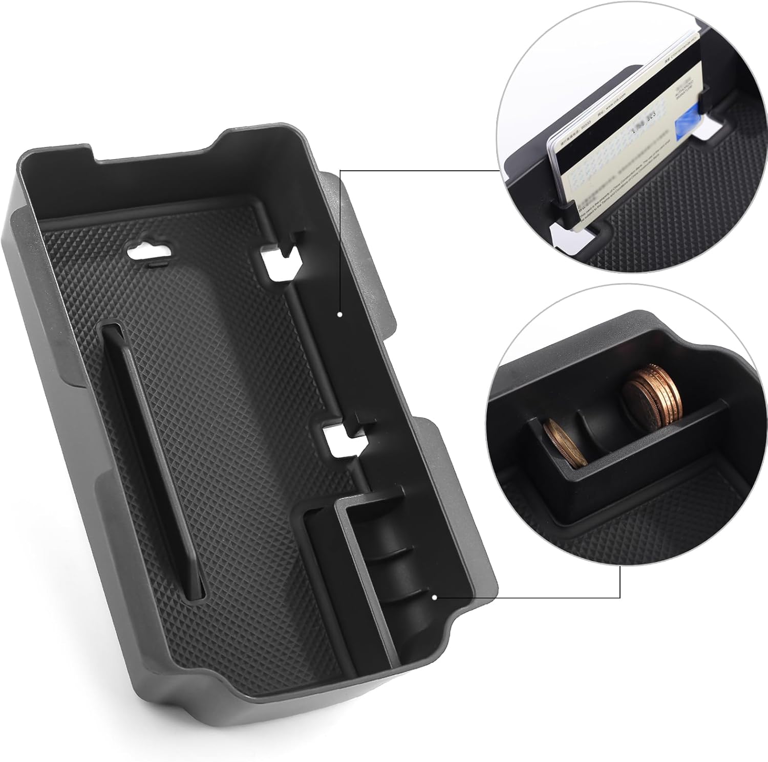 3PCS Compatible with Honda Civic Accessories Center Console Storage Case Armrest Tray Glove Box Organizer Hidden Storage Compartment for Civic 2026 2025 2024 2023 2022 Accessories