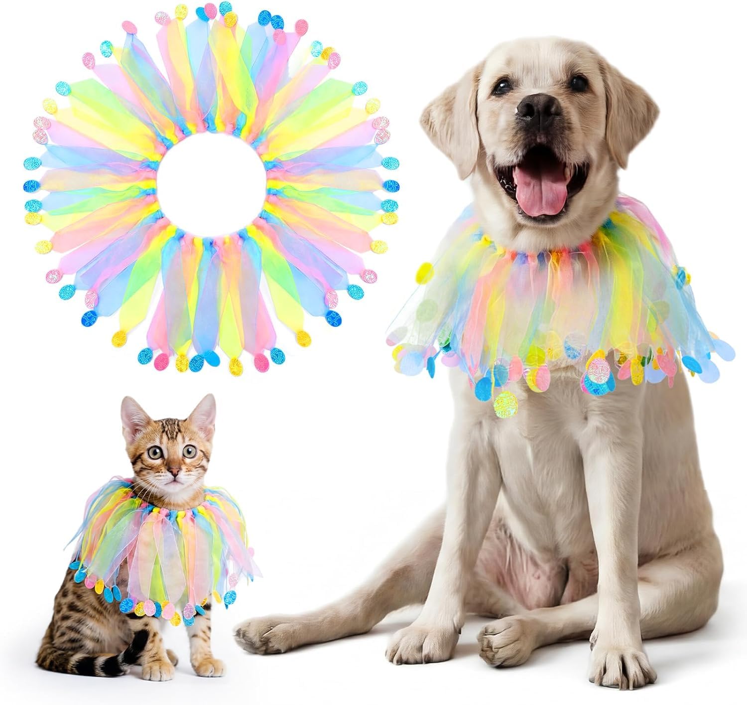 Collar decorativo para perro con enganche seguro y diseño de huevo de Pascua