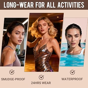 iMethod 2-Pack Eyebrow Pens with Brush - Eyebrow Pencils for Women 4-Tip & 2-Tip Brow Makeup Set for All Brow Types, Natural Hair-Like Brows, Waterproof, All-Day Wear, Light Brown