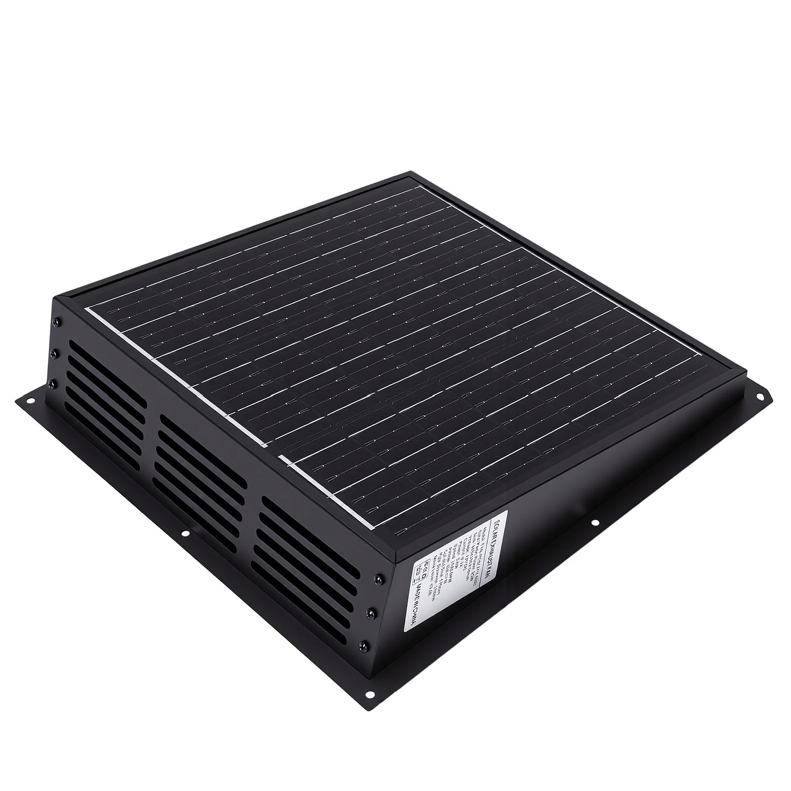 AUNMAS Ventilador Solar para Techo 430 CFM, Impermeable IP67 para Ático y