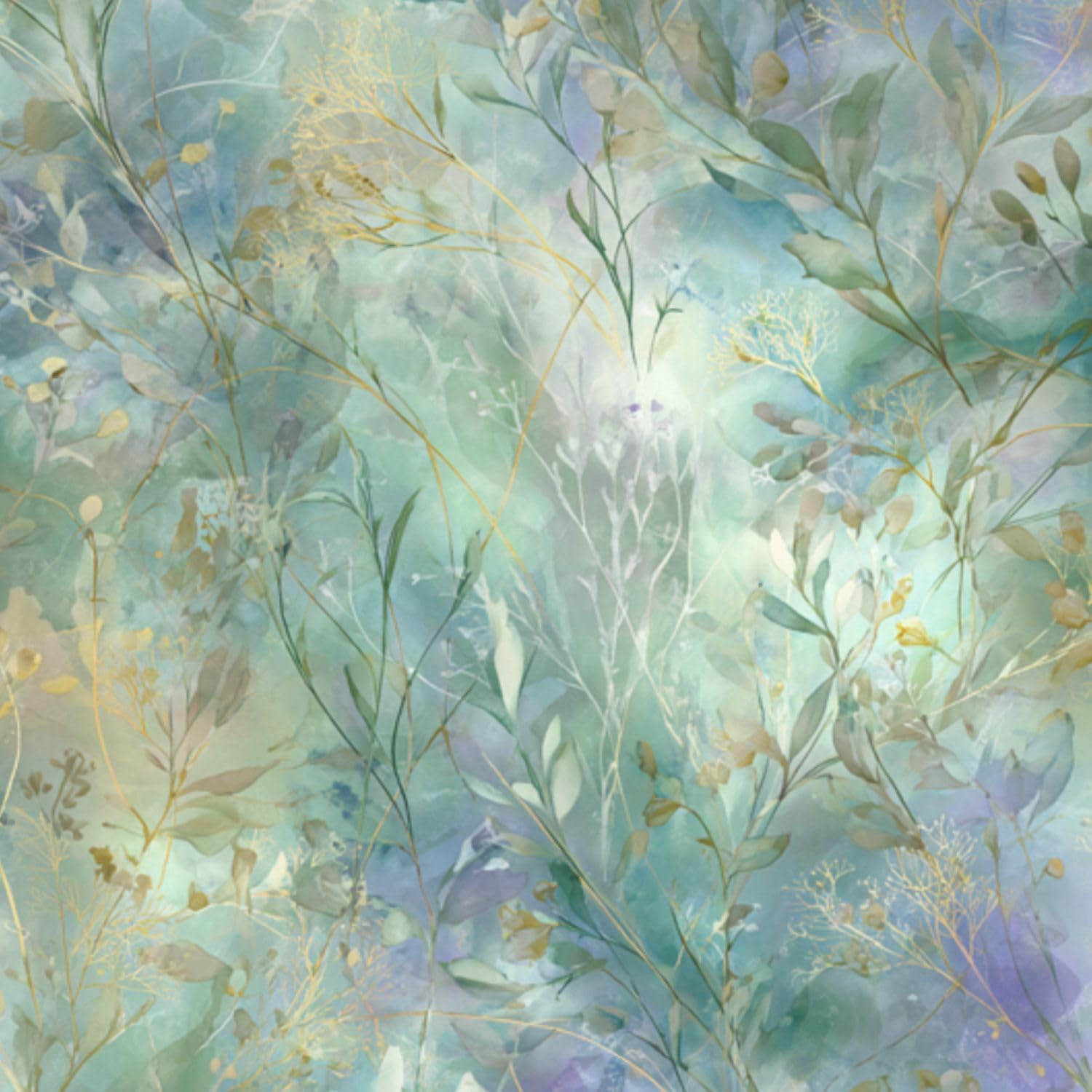 Deruinvaio Multi10 Self Adhesive Feature Removable Elegant Lavender Sage Botanical Peel And Stick Vinyl Wallpaper Roll, Sticky Lining Paper For Bedroom, Living Room, Kitchen Walls