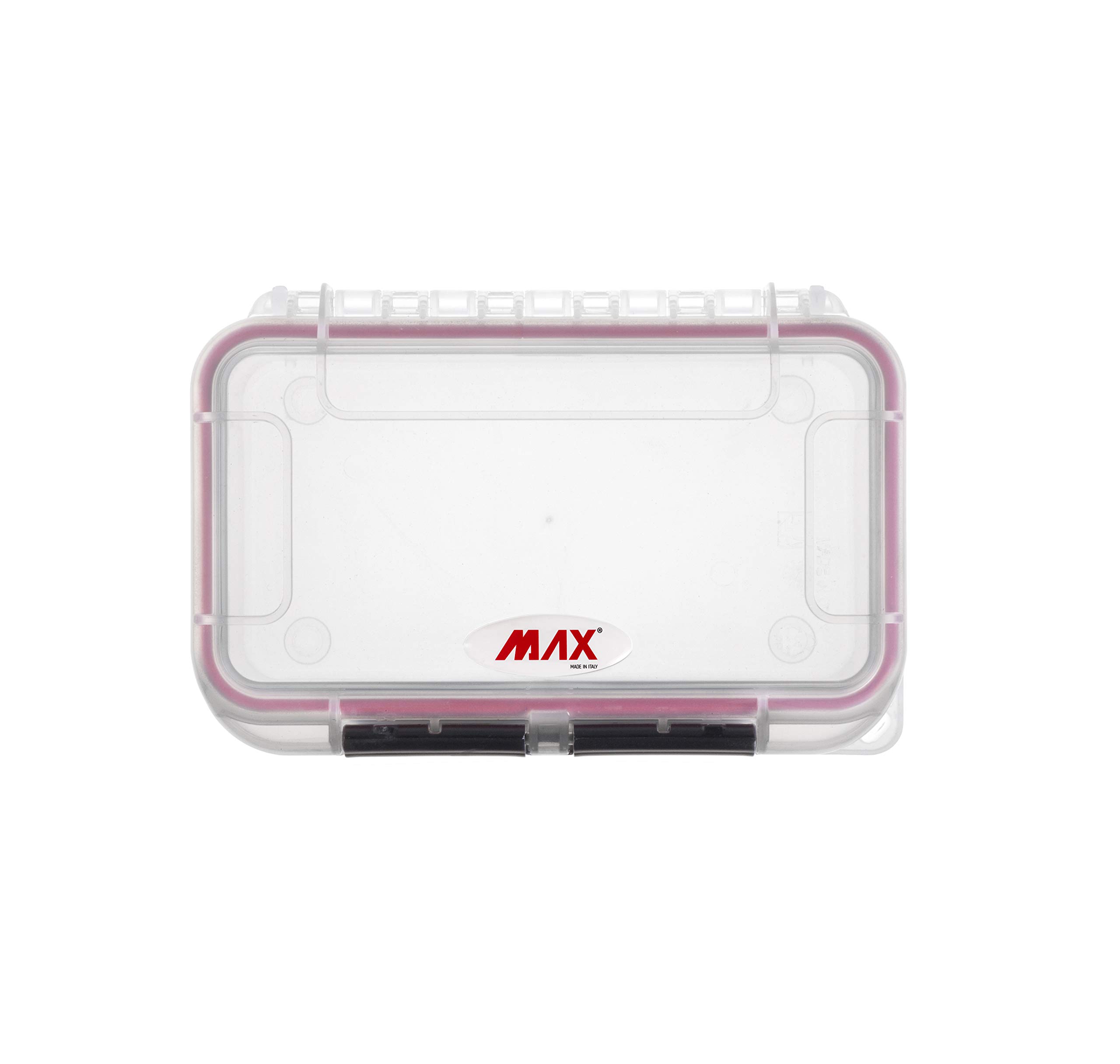 Valigetta Pesca MAX001VT trasparente della Linea Max Grip per Proteggere e Organizzare l'Attrezzatura da Pesca, Dimensioni Esterne 175 x 115 x H47