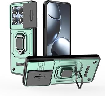 for Xiaomi 14T Pro Case with Slide Camera.Armor Green