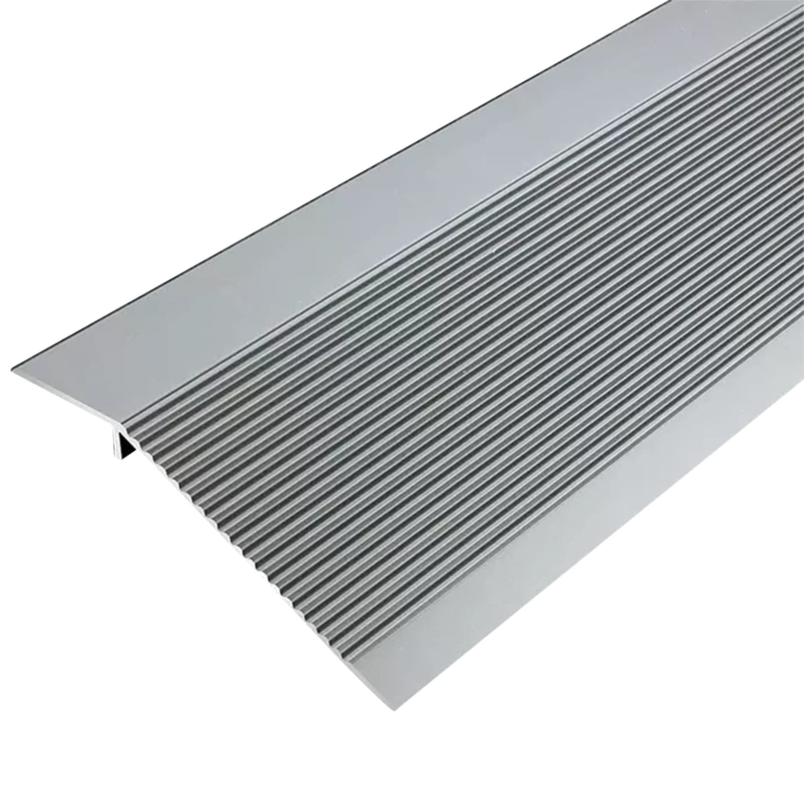 Bande de transition en aluminium pour sol stratifié et bordure de moquette