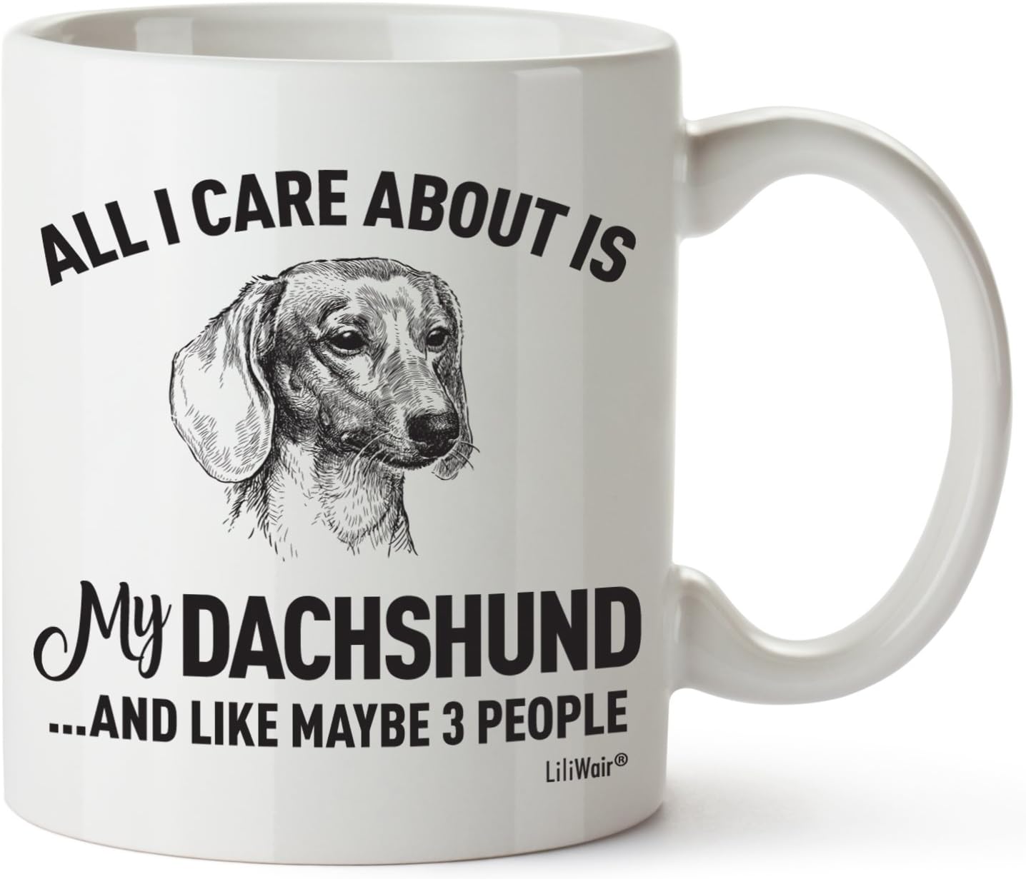 Dachshund Mug Sausage Dog Ceramic Cup, Colourful Accents Dachshund Mug Sausage Dog Ceramic Cup, Colourful Accents