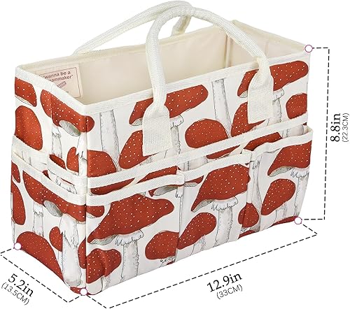 Vista 113 de qianshan Bolsa organizadora de manualidades con múltiples bolsillos, organizador grande de almacenamiento de arte con asas para arte, manualidades