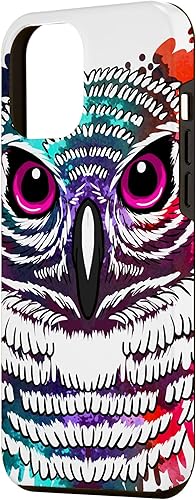 Miniatura 2 de Funda de regalo para iPhone 14 Pro Max Spalt Owl Color Paint Design Cool Bird Animal Lover