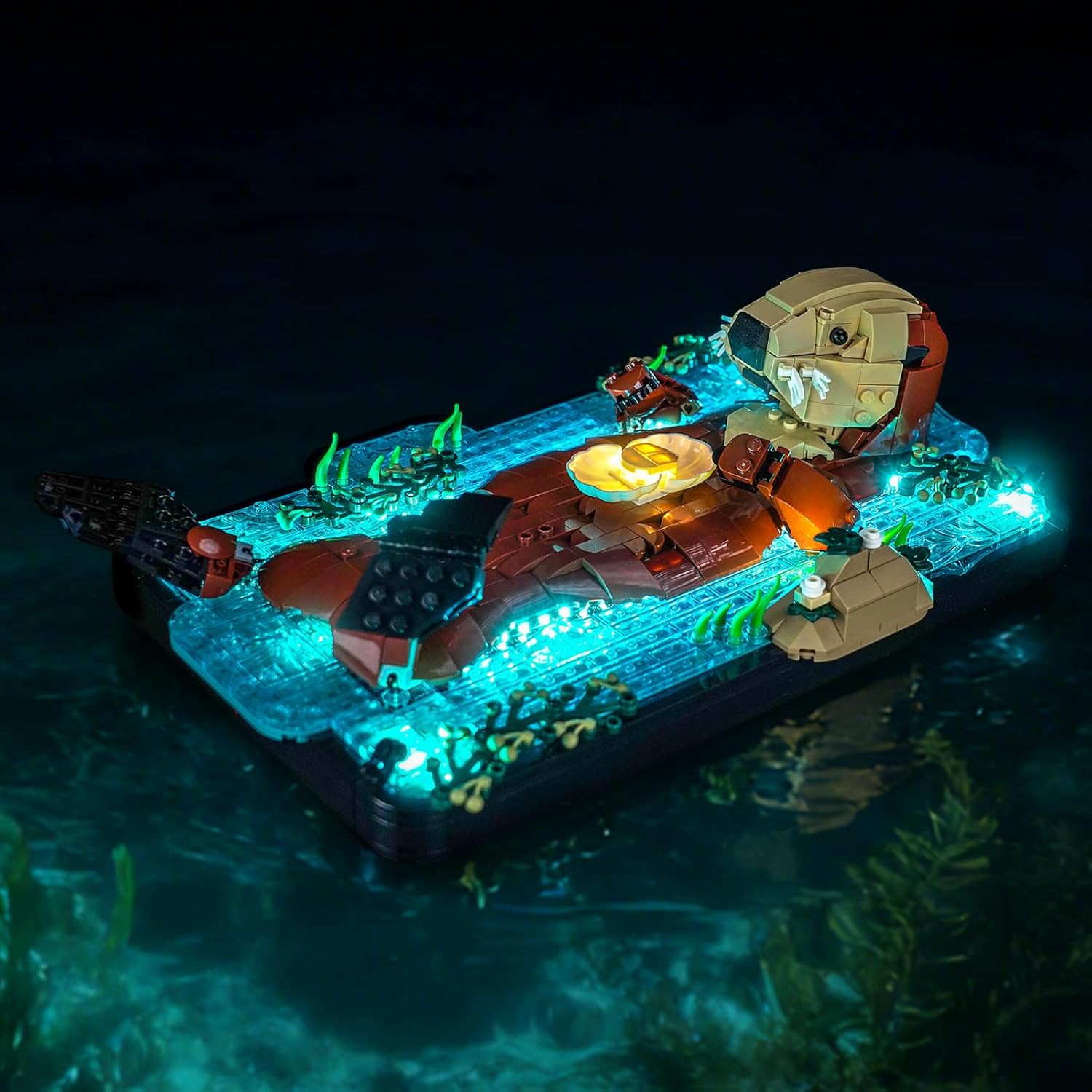 LED Lighting Compatible with LEGO 21366 Floating Sea Otters - JUST Lights,Light Kit Compatible with LEGO 21366,NOT Included The Model